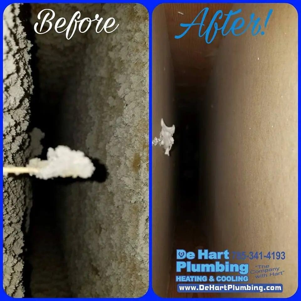Duct Cleaning Before After