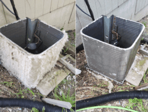 Clean HVAC Condenser